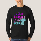 T-shirt Je Colle les animaux aux rochers Aquarist récif de (Devant)