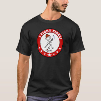 T-shirt Je combats le sapeur-pompier des feux