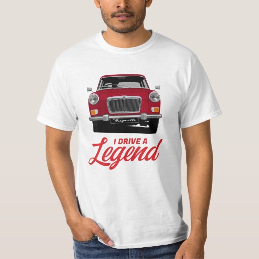 T-shirt Je conduis une légende - MG Magnette en 18 couleur (Devant)