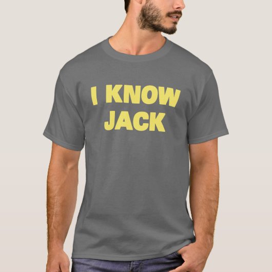 T-shirt Je connais Jack (Devant)