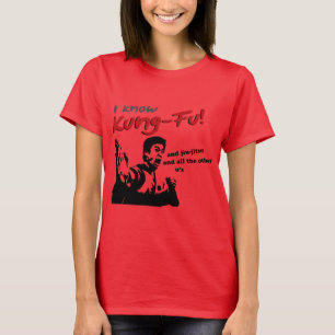 T-shirt Je connais Kung Fu, jiu-jitsu et tous les autres u