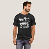 T-shirt Je Connais Le Propriétaire De Bartender Citer Bart (Devant entier)