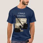 T-SHIRT JE CONSTRUIS LE DRAPEAU PATRIOTIQUE OPÉRANT (Devant)
