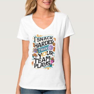 T-SHIRT JE COUCHE PLUS DUR QUE VOTRE ÉQUIPE NE JOUE