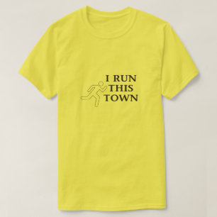 T-shirt Je cours ce coureur de ville