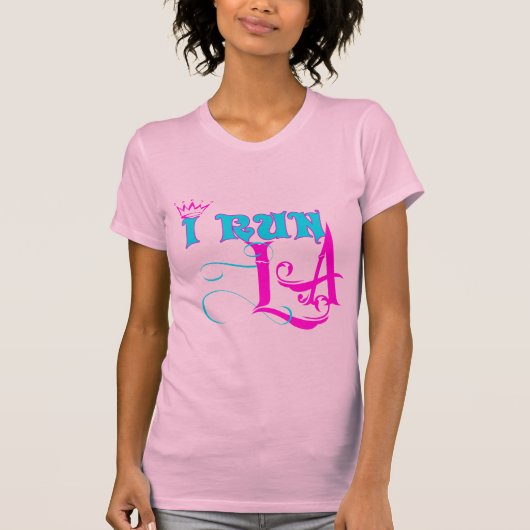 T-shirt Je cours la LA (Devant)