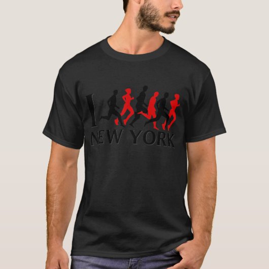 T-SHIRT JE COURS NEW YORK (Devant)