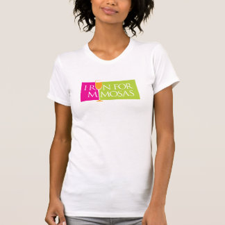 T-shirt Je cours pour des mimosas