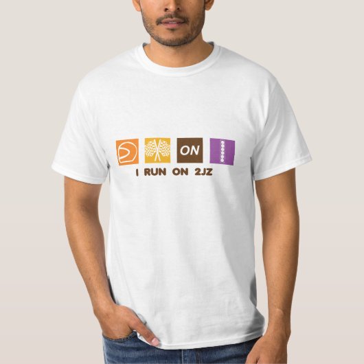 T-shirt Je cours sur 2JZ (Devant)