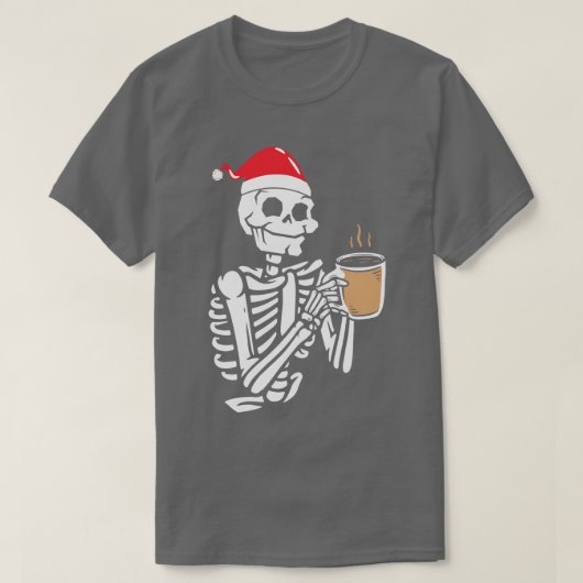 T-shirt je cours sur le café (Design devant)