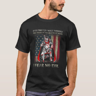 T-shirt Je crains pas mal Chevalier Templier Guerrier Knee
