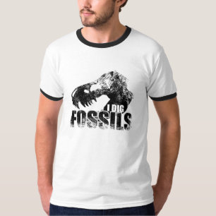 T-shirt JE CREUSE des FOSSILES T-Rex