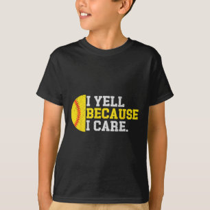 T-shirt Je crie parce que je me soucie Drôle Softll Player