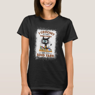 T-shirt Je Crochète Pour Ne Pas Étrangler Les Gens  Chat