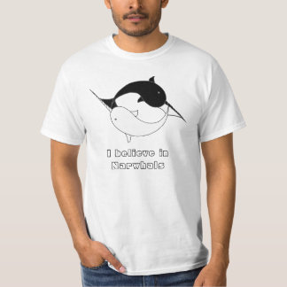 T-shirt Je crois au Narwhals