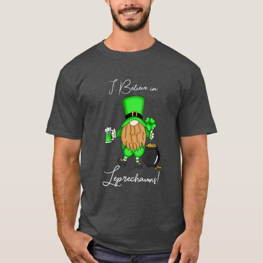 T-shirt Je crois aux Leprechauns ! (Devant)