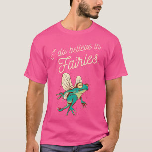 T-shirt Je Crois En Fées Aesthétique Cottagecore Frog