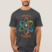 T-shirt Je Crois En La Science - Une Chemise MisterP (Devant)