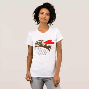 T-shirt Je crois en l'intégrité. Les chiens l'ont...