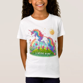 T-Shirt Je crois en toi licorne