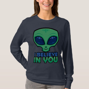 T-shirt Je Crois En Vous Alien De Dessin Amical