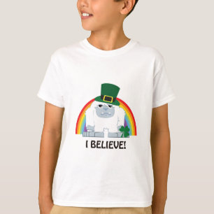 T-shirt Je Crois ! Leprechaun Yeti