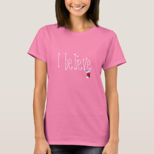 T-shirt Je crois, noël, chemise, joyeux noël