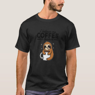 T-shirt Je crois que mon café est cassé Toujours fatigué