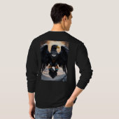 T-shirt Je crois qu'il pourrait y avoir un malentendu en v (Dos entier)