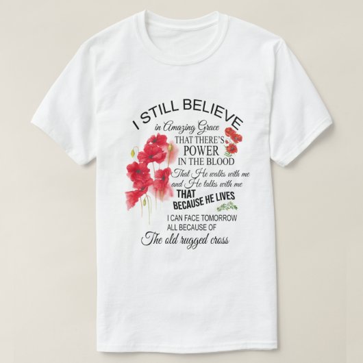 T-shirt je crois toujours en (Design devant)