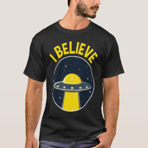 T-shirt Je crois UFO Alien Hunter 2020 Zone 51