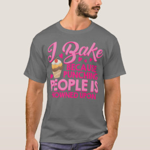 T-shirt Je Cuis Parce Que Puncher Les Gens Est Congelé Sur