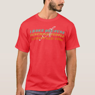 T-shirt Je Cuis Parce Que Puncher Les Gens Est Congelé Sur