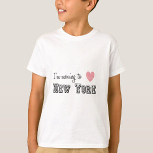 T-shirt Je déménage à New York