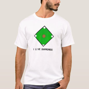 T-shirt "Je des chemises et des cadeaux de base-ball aime