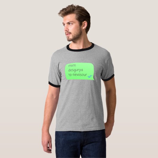 T-shirt Je desgurpa tu le nevosour (Devant entier)