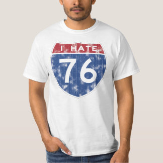 T-shirt Je déteste 76