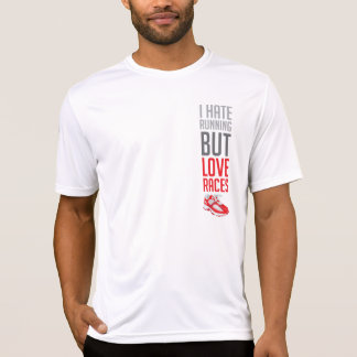 T-shirt "JE DÉTESTE courir, mais l'AMOUR emballe" la