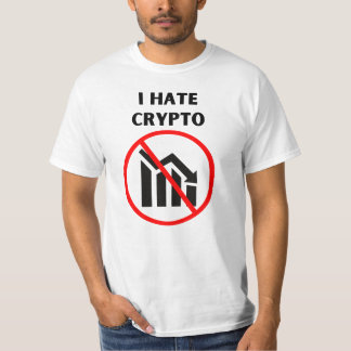 T-shirt Je déteste Crypto