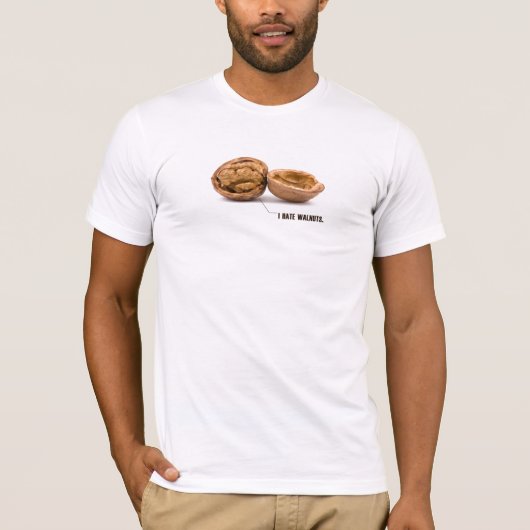 T-shirt Je déteste des noix (Devant)