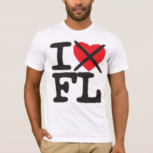 T-shirt Je déteste FL - la Floride