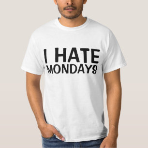 T-shirt Je déteste la chemise de lundi