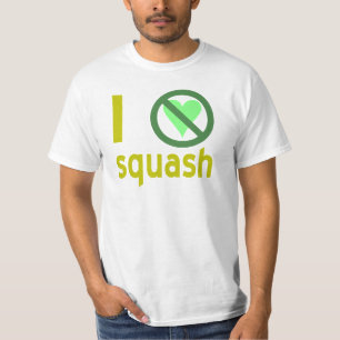 T-shirt Je déteste la courge, pas d'amour