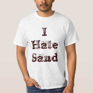 T-shirt Je déteste le déploiement militaire drôle de sable