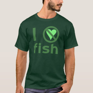 T-shirt Je déteste le poisson