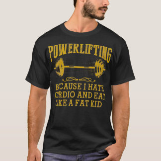 T-shirt Je Déteste L'Électricité Et Mange Comme Une Graiss