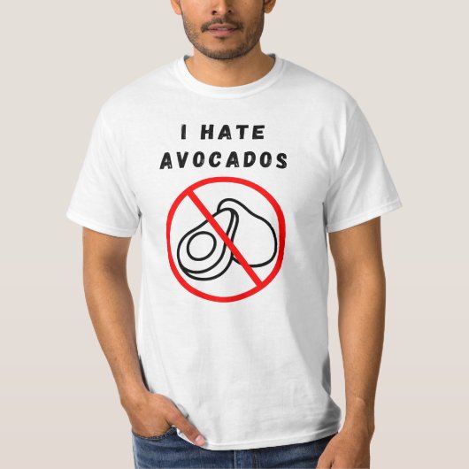T-shirt Je déteste les avocats (Devant)