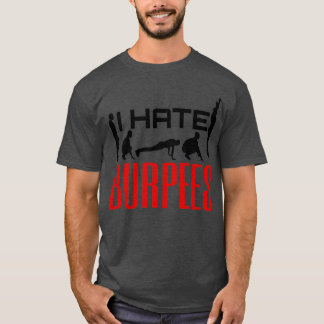 T-shirt Je Déteste Les Burpees