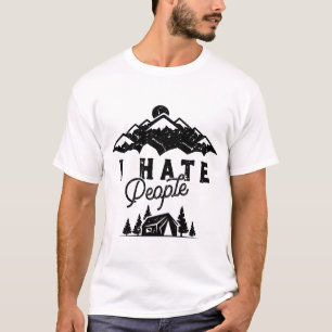 T-shirt je déteste les gens