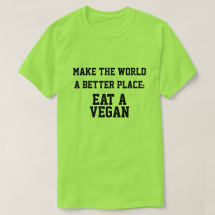 T-shirt Je Déteste Les Végans "Mange Un Végan", Chemise Am